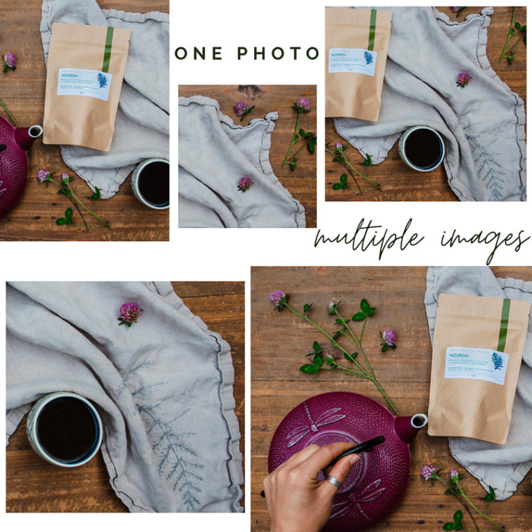 Sweetbrier Farm Nourish Tea in multiple photos