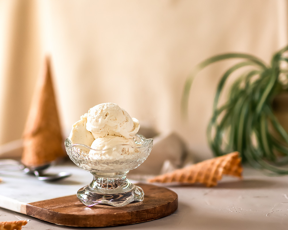 Vanilla Ice Cream Food Photography