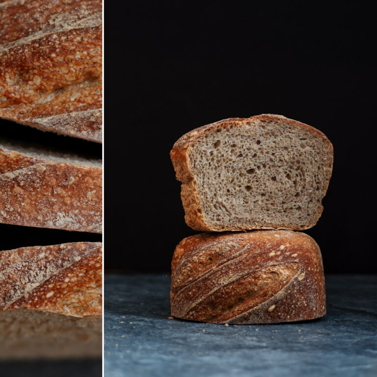 Homemade sourdough bread